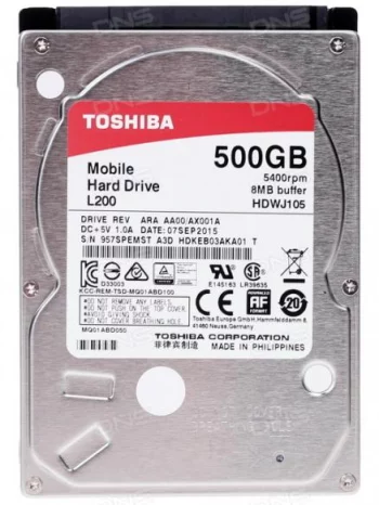 Жесткий диск Toshiba L200 500 ГБ