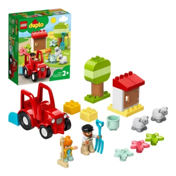 Конструкторы LEGO(LEGO DUPLO 10950 Конструктор ЛЕГО ДУПЛО Фермерский трактор и животные)